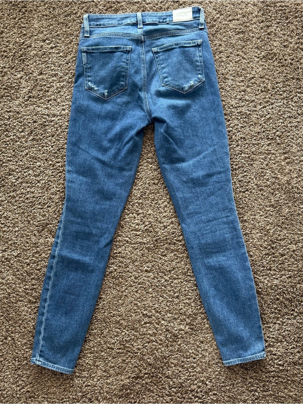 PAIGE Blue Hoxton Ankle Jeans - Size 28 - Picture 4 of 5